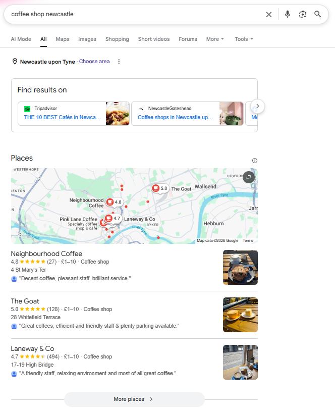 Google Business Profile Listings